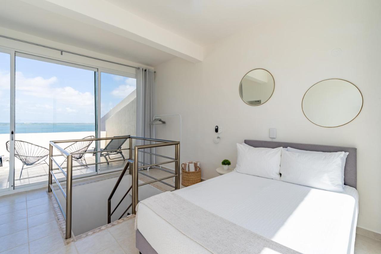 Ocean View Three Bedroom, Three Story Penthouse By The Beach Cancún Kültér fotó